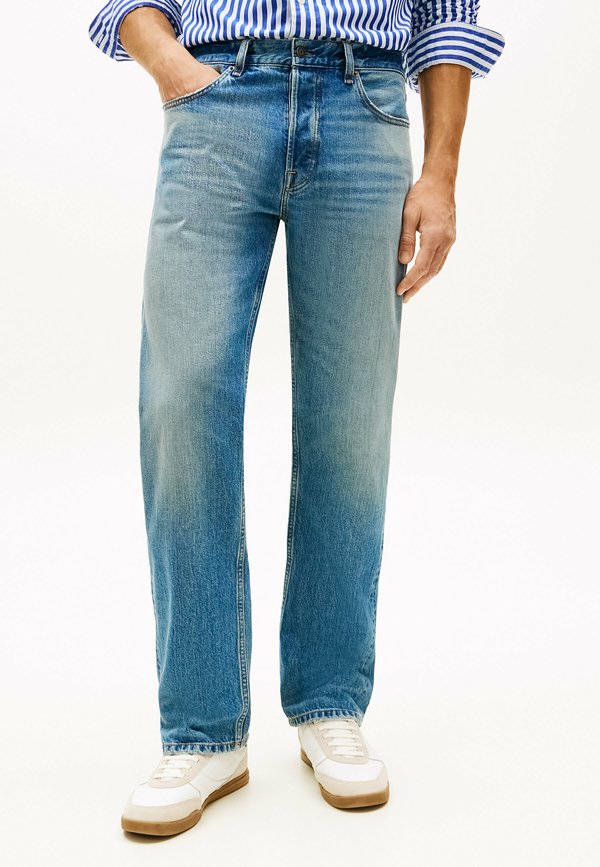 Tommy Hilfiger DOVER WHISKERED SELVEDGE - Straight leg jeans - tye blue selvedge