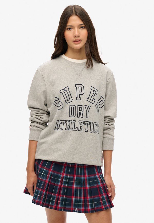 Superdry & Co CHECK - Pleated skirt - blue red check