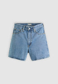 Levi's® CINCH MID-THIGH SHORT - Denim shorts - twisted stone