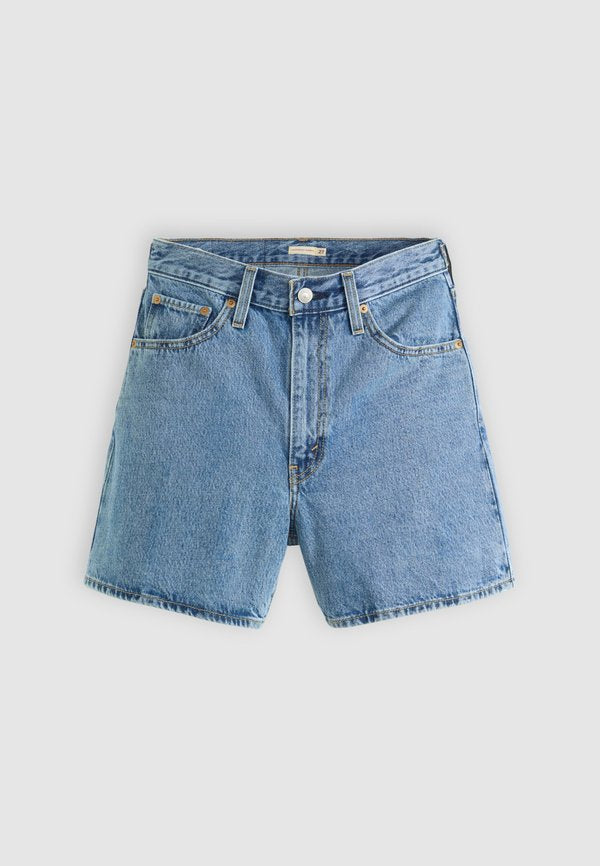Levi's® CINCH MID-THIGH SHORT - Denim shorts - twisted stone