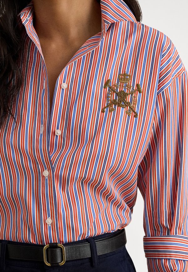 Lauren Ralph Lauren RELAXED FIT STRIPED BROADCLOTH SHIRT