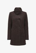 ONLY NEWSOPHIA - Short coat - chocolate torte