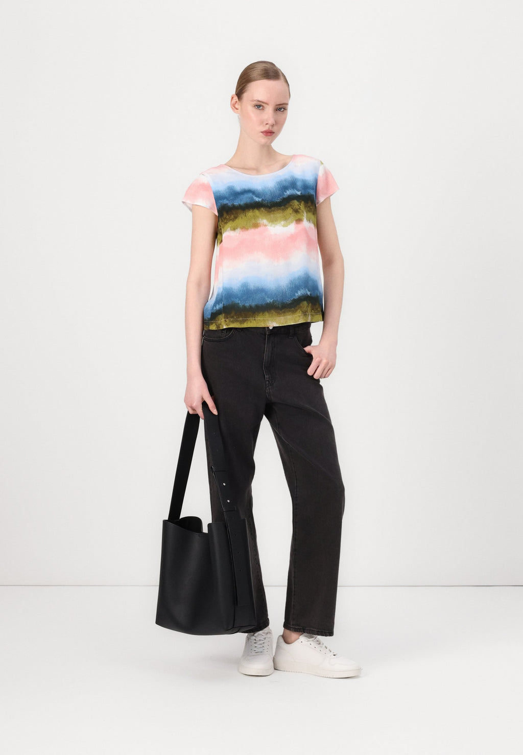 TOM TAILOR DENIM  WITH CAP SLEEVE