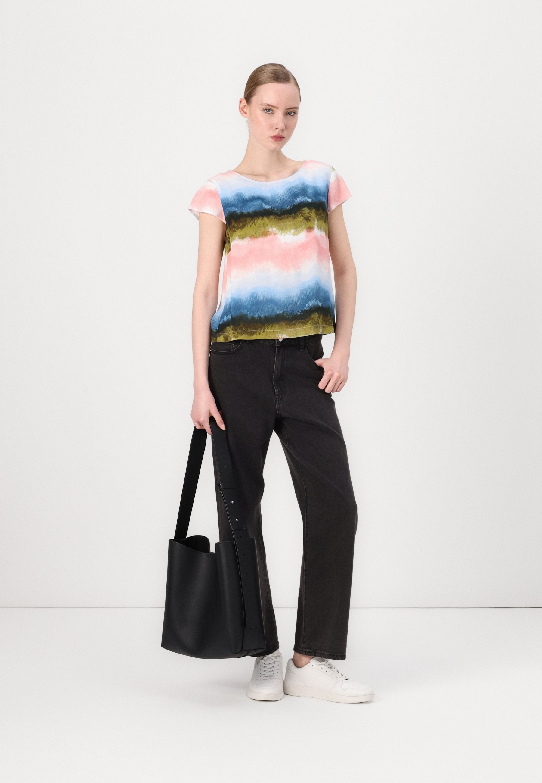 TOM TAILOR DENIM  WITH CAP SLEEVE