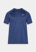 Nike Performance STRIDE - Sports T-shirt - midnight navy/reflective silver-coloured