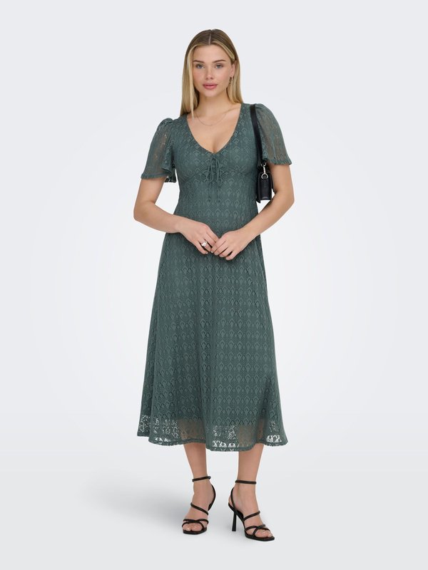 ONLY ONLDANIELLA Short - Day dress - balsam green