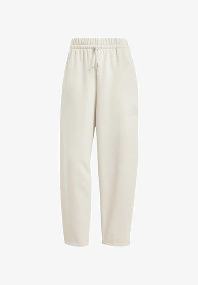 adidas Sportswear ESSENTIALS CONTEMPORARY FLEECE BARREL LOOSE - Tracksuit bottoms - alumina
