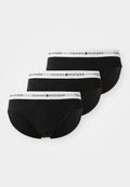 Tommy Hilfiger SIGNATURE BRIEF 3 PACK - Briefs - black/white