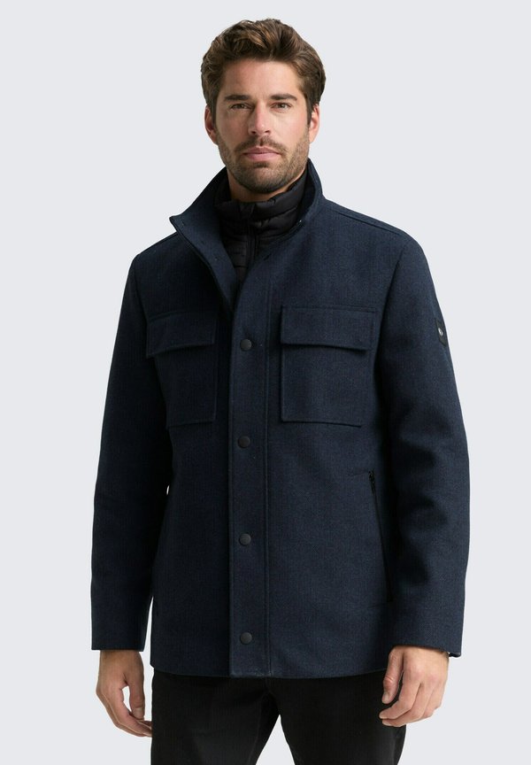TOM TAILOR Light jacket - blue small herringbone