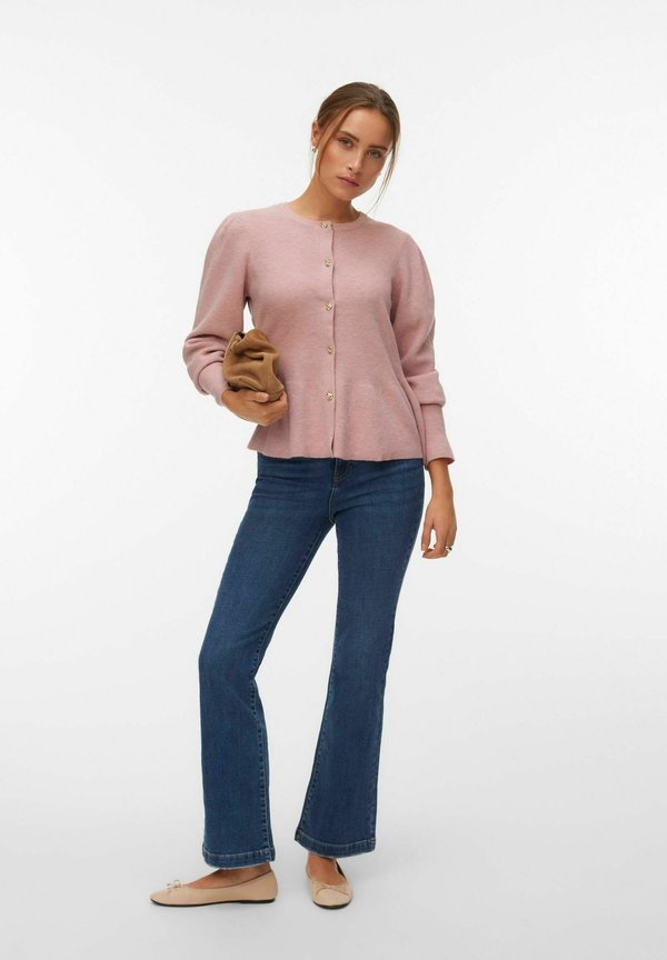 Vero Moda VMLIGHT Knit - Cardigan - evening sand