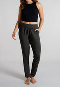 TOM TAILOR Pyjama bottoms - grau-dunkel-uni