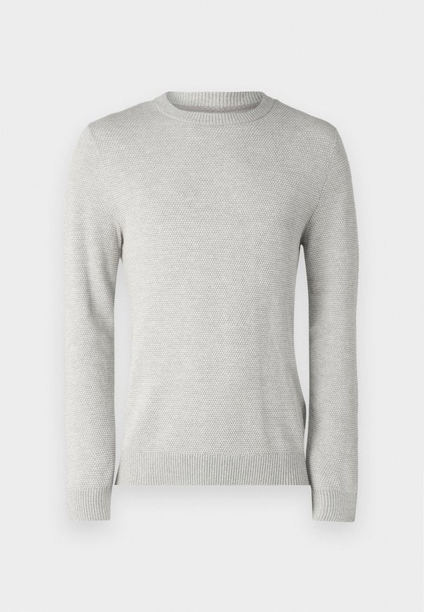 Jack & Jones Knitted Plain Knitted - Jumper - light grey melange