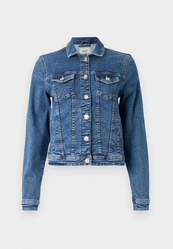 ONLY ONLTIA JACKET - Denim jacket - medium blue denim