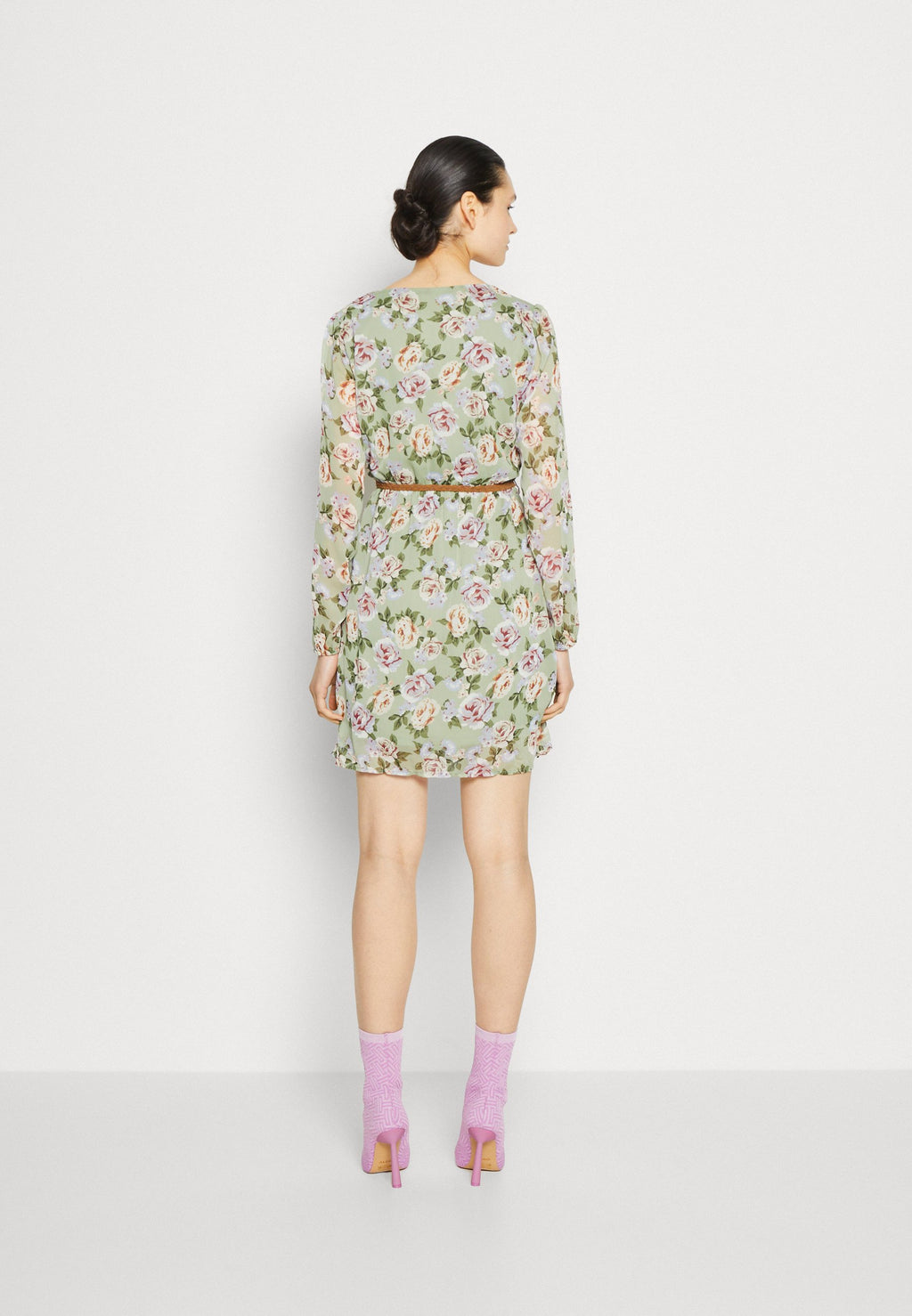 ONLY ONLMEDINA WRAP BELTED DRESS