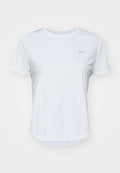 Nike Performance TEMPO - Sports T-shirt - white/silver-coloured