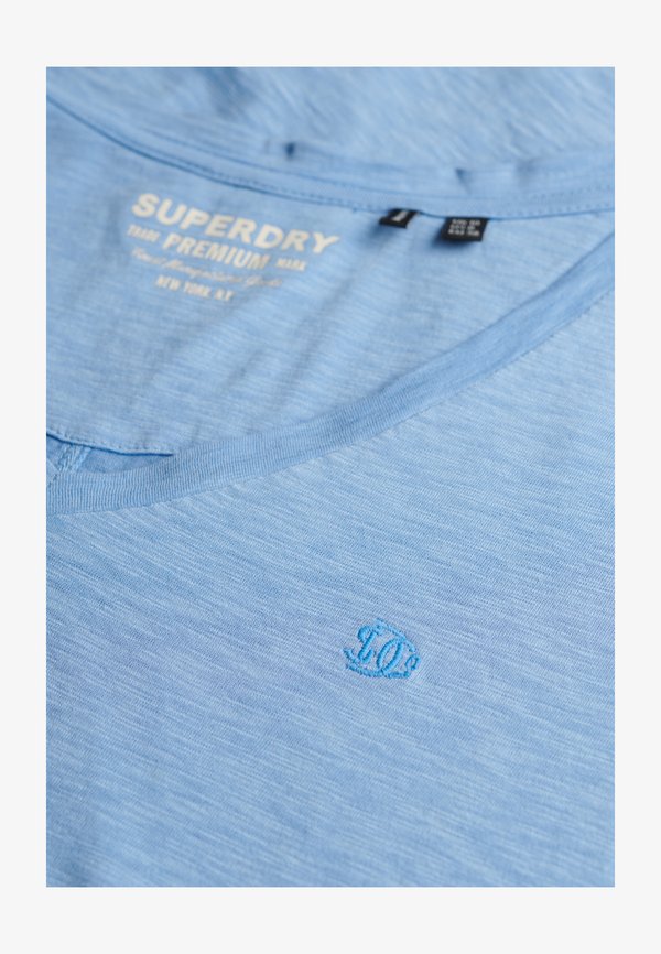 Superdry & Co SUPERDRY STUDIOS SLUB EMBROIDERED T-SHIRT.. - Basic T-shirt - bluebell