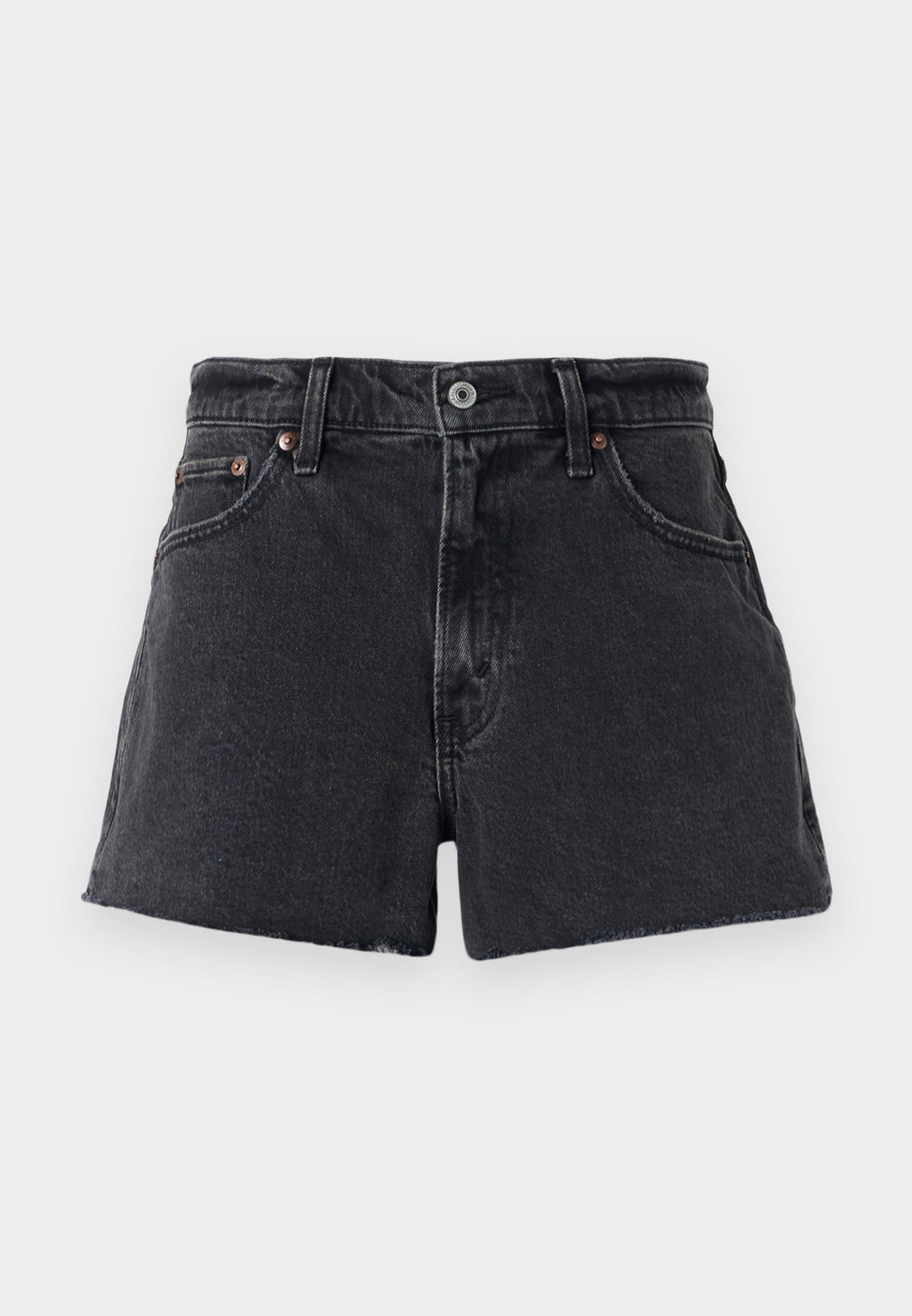 Abercrombie & Fitch Curve Love High Rise 90s Cutoff Short