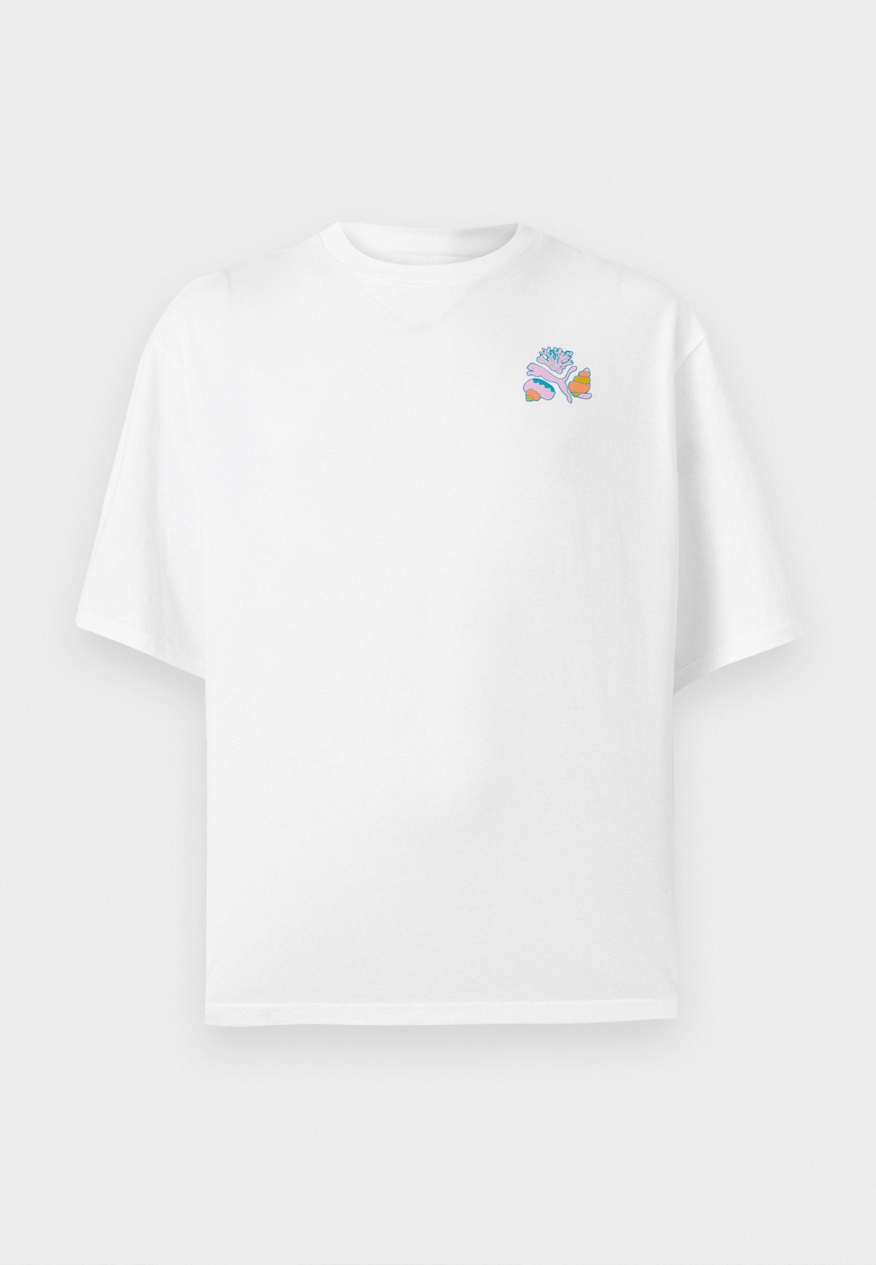 Puma BOXY BEACH CLUB GRAPHIC TEE UNISEX