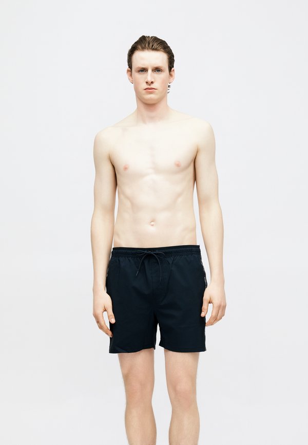 Calvin Klein Swimwear MEDIUM DRAWSTRING CORE LOGO TAPE - Swimming shorts - shoreline