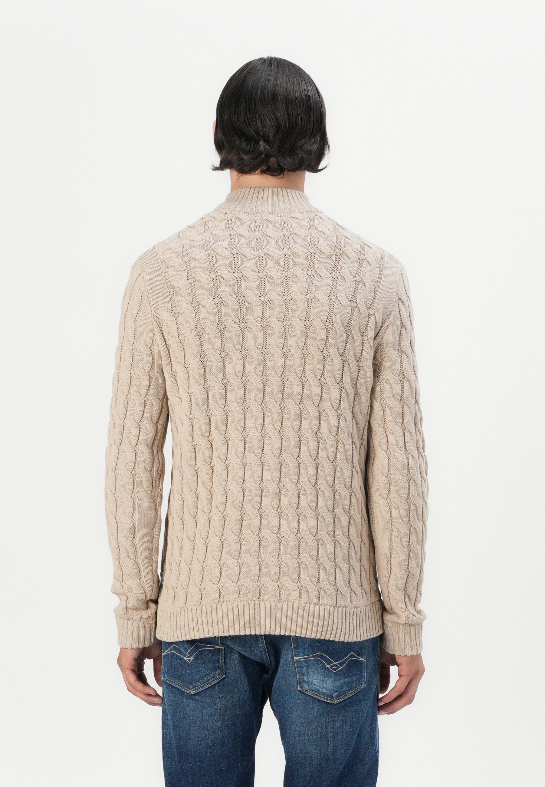 ONSKICKER LIFE CABLE HALF ZIP Media 4