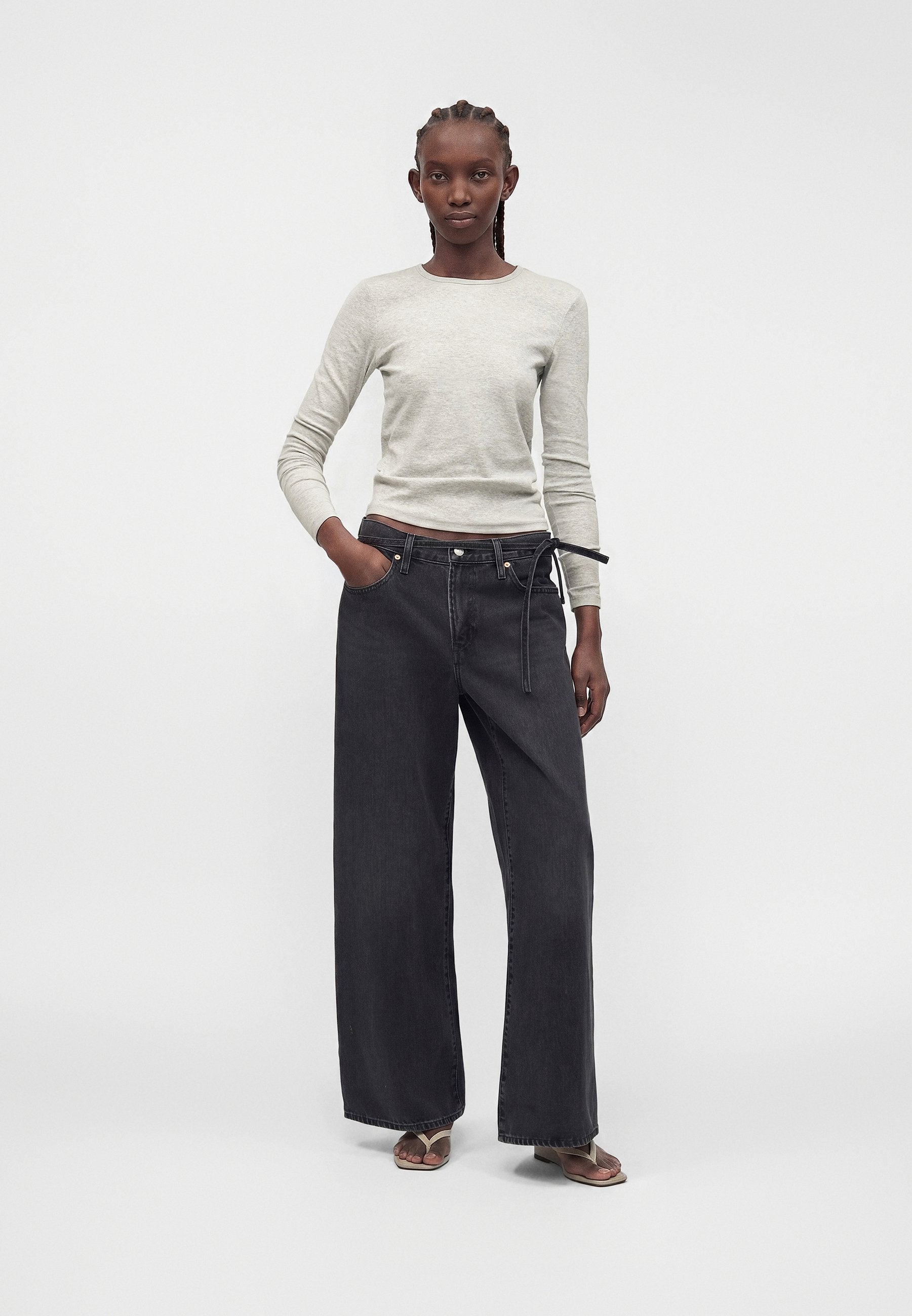 ONLY ONLRILEY O-NECK L/S TOP JRS NOOS