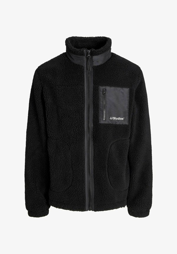 Jack & Jones Teddy Teddy - Fleece jacket - black