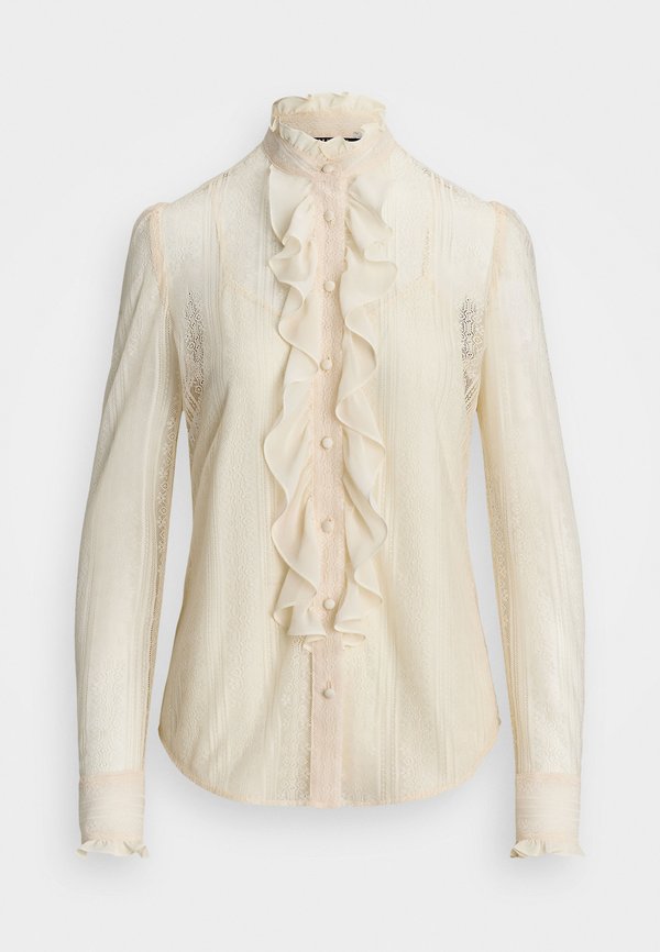 Lauren Ralph Lauren RUFFLE TRIM LACE SHIRT