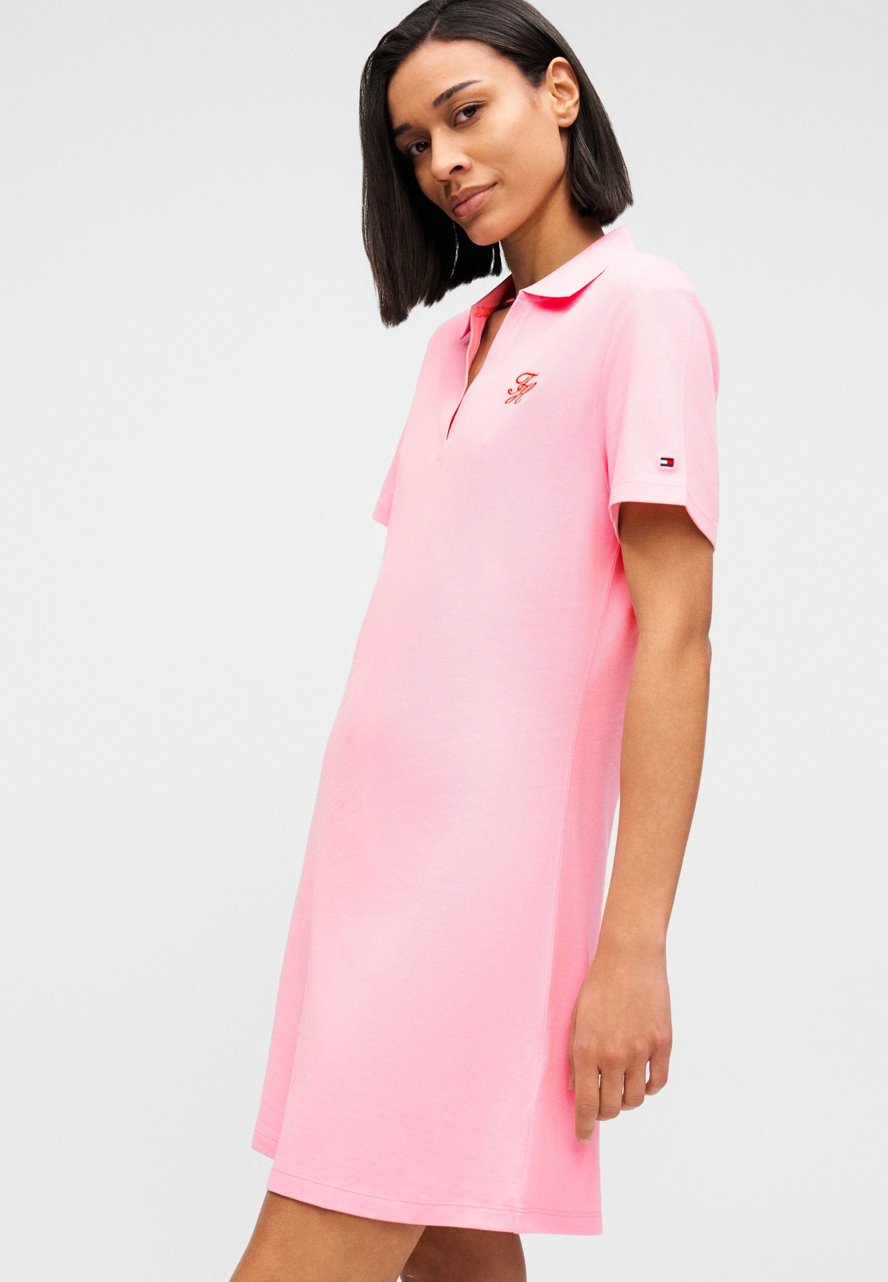 1985 LOGO EMBROIDERY MINI POLO DRESS Media 5