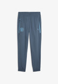 Puma MANCHESTER CITY FC PUMATECH WOVEN PANTS - Tracksuit bottoms - evening sky-luminous blue