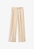 Mango Suit trousers - off-white