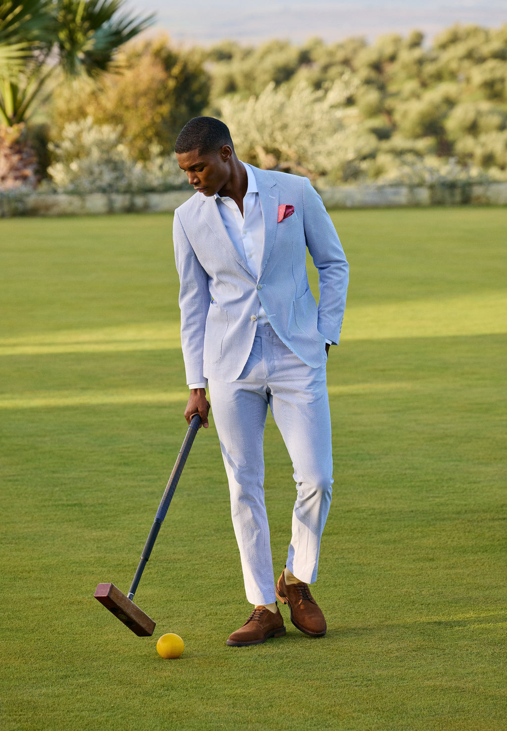 Hackett London  SSUCKER STRIPE