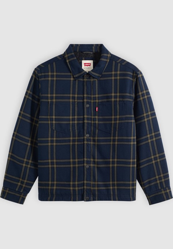 Levi's® CROWLEY OVERSHIRT - Summer jacket - colt plaid navy blazer