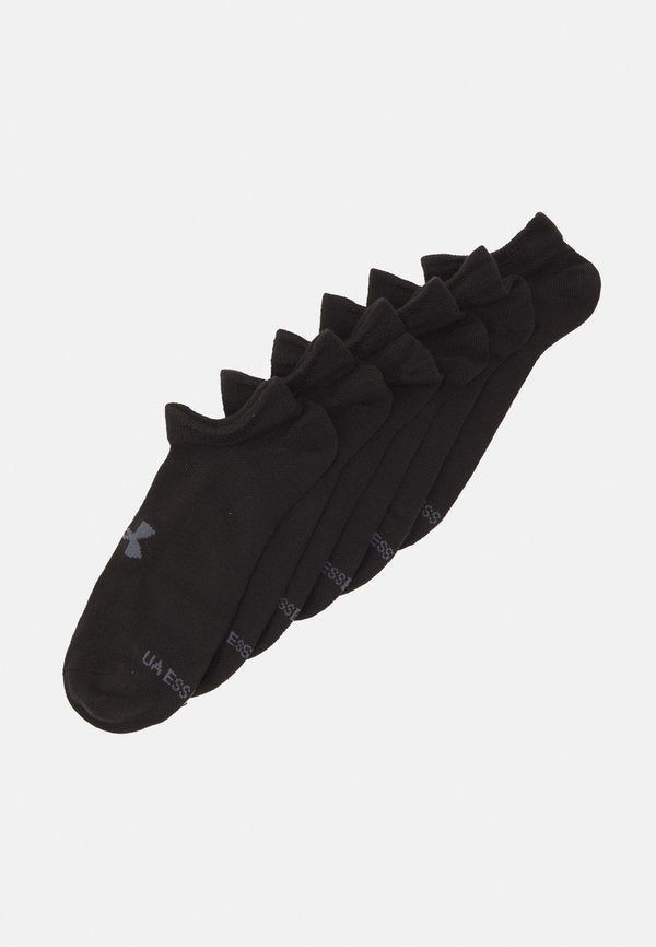 Under Armour ESSENTIAL - Sports socks - black/castlerock