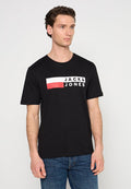 Jack & Jones JWHCORP LOGO TEE PLAY2 SS O-NECK - Print T-shirt - black