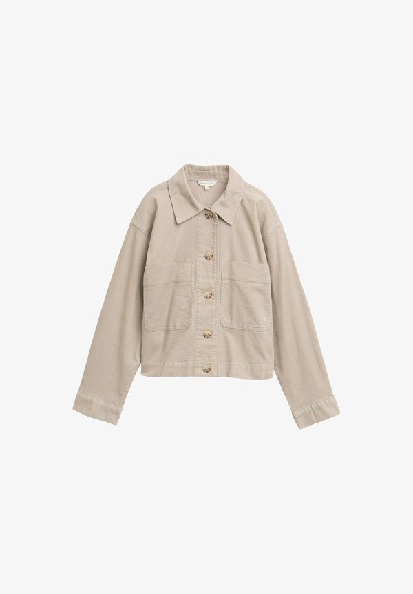 TOM TAILOR Summer jacket - soft taupe grey