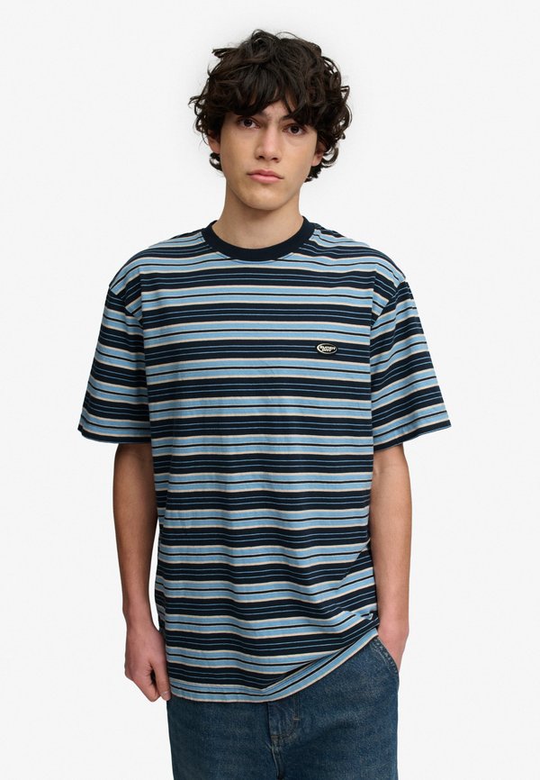 Superdry & Co SUPERDRY OVERSIZED STRIPE T-SHIRT.. - Print T-shirt - blue stripe