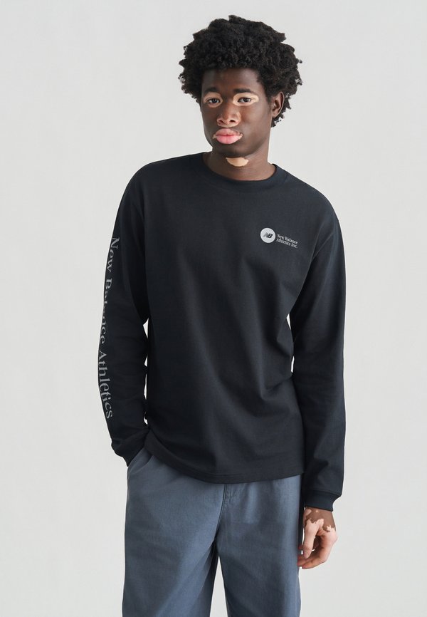 New Balance VORTEX LONG SLEEVE - Long sleeved top - black