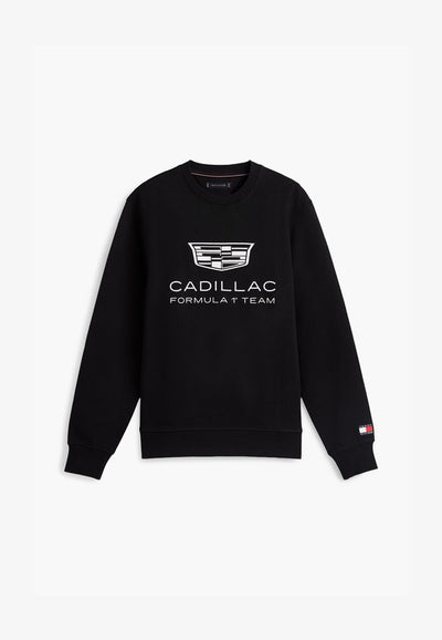 Tommy Hilfiger TH X CADILLAC FORMULA 1 TEAM LOGO CREWNECK UNISEX - Sweatshirt - black