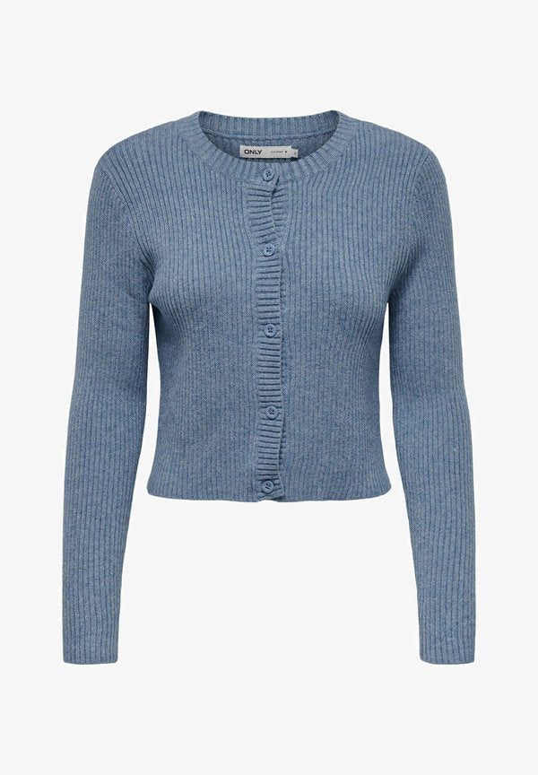 ONLY ONLKATIA BUTTON CARDIGAN - Cardigan - coronet blue