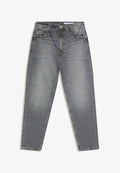 Bershka LOOSE - Relaxed fit jeans - mottled dark grey