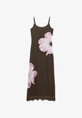 Vero Moda DRESS VMLIA LONG DRESS - Day dress - chocolate brown