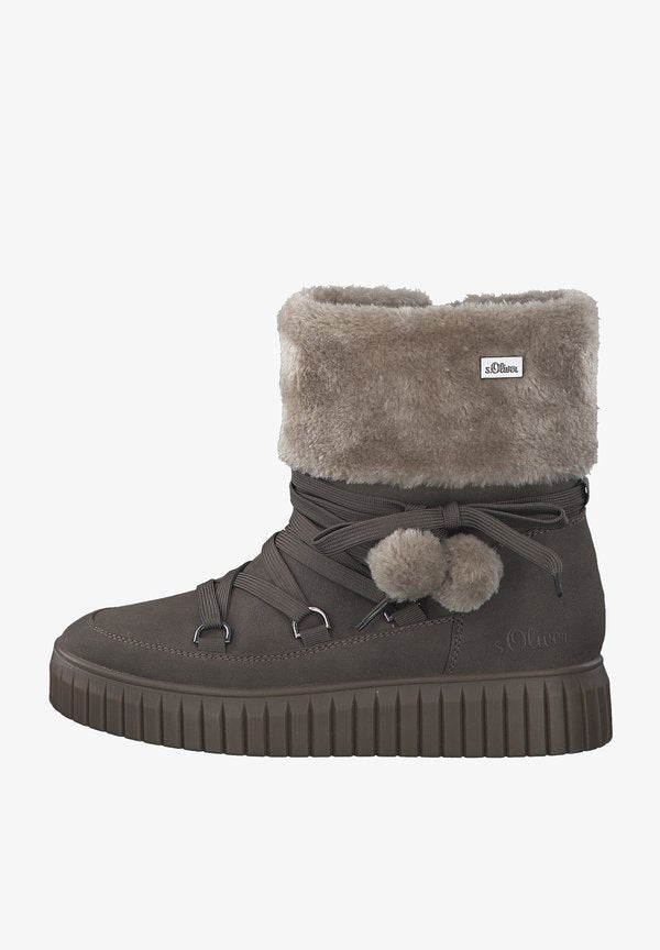 s.Oliver Winter boots - taupe