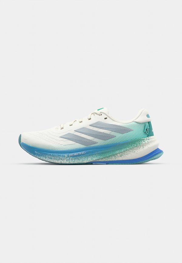 adidas Performance SUPERNOVA RISE 2 - Road running shoes - chalk white   silver metallic   glory green