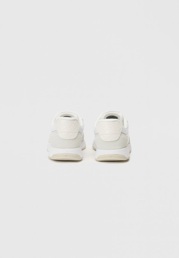 Tommy Hilfiger EMBOSSED TH MONOGRAM LEATHER TRAINERS