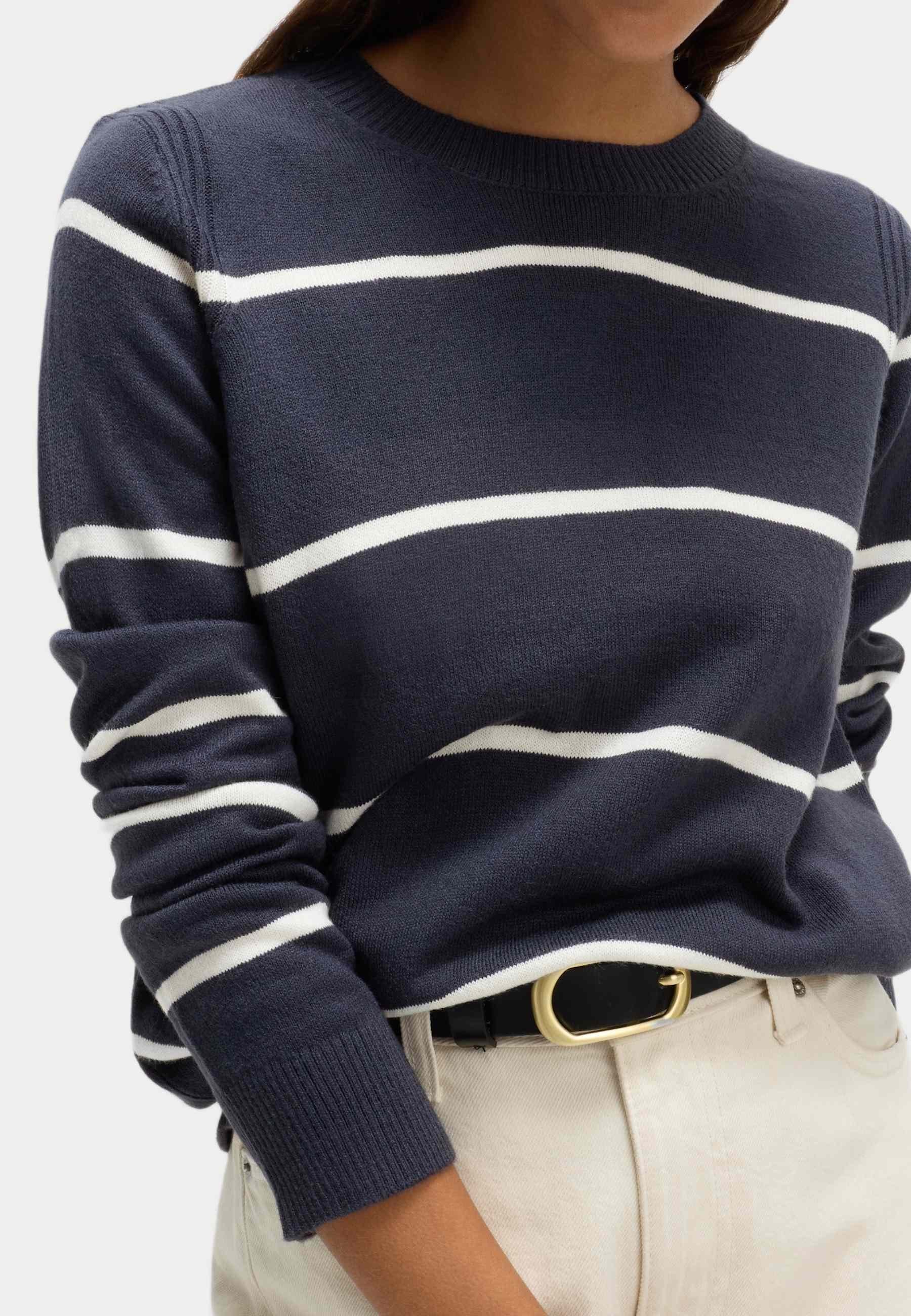 Marks & Spencer SUPERSOFT STRIPED CREW NECK