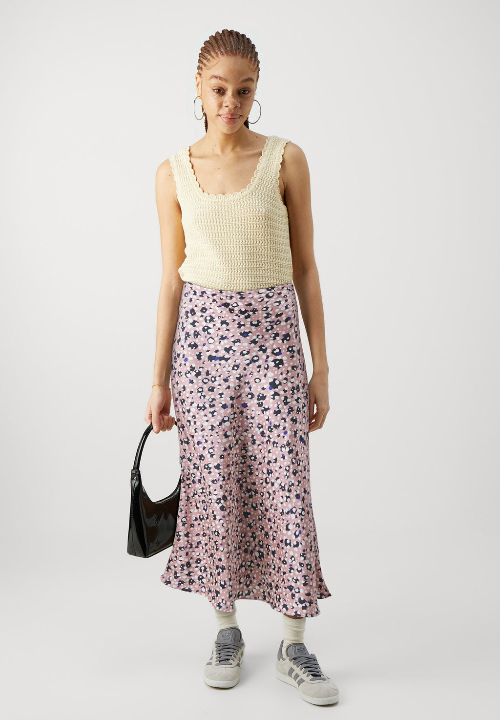 Pieces PCKATE MIDI SKIRT