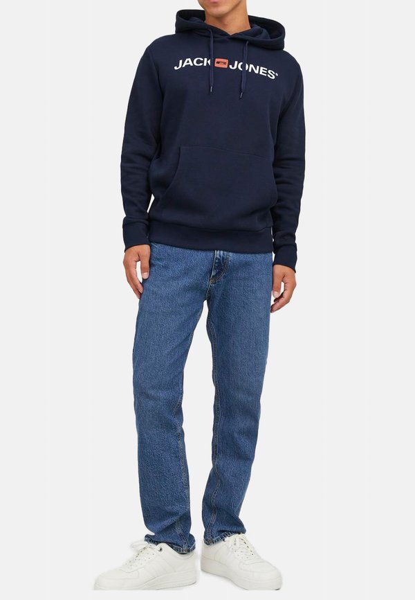 Jack & Jones 2 PACK - Hoodie - navy