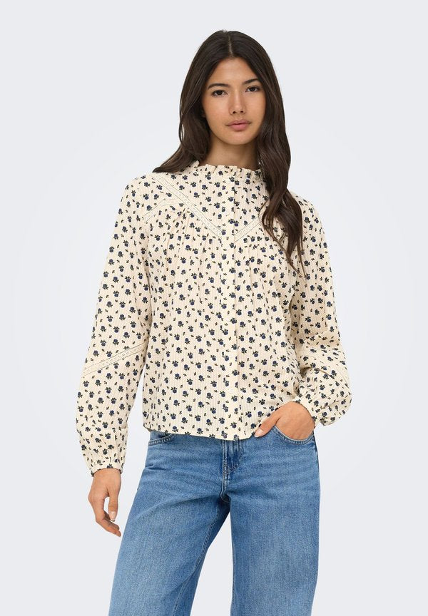 ONLY ONLLUCINDA - Button-down blouse - birch