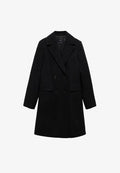 Mango Classic coat - black