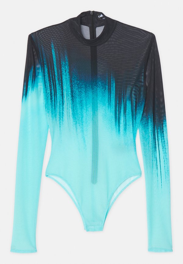 David Koma PRINTED LONG BODYSUIT